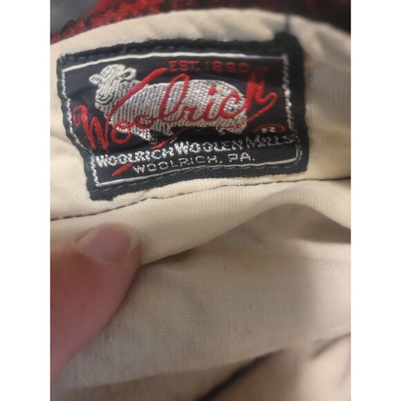 VTG Woolrich Wool Hunting Suit Buffalo Plaid Red Mackinaw Jacket 44L Pants 38 - Picture 11 of 12